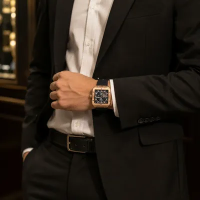 HANBORO-972 — Premium Automatic Skeleton Watch