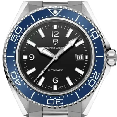 Pagani Design Blue Dial Diver's Men's Watch