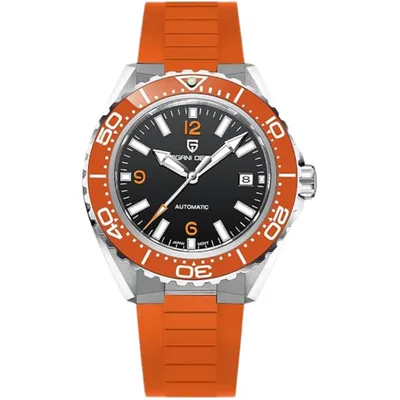 Pagani Design Orange Dial Diver's Men's Watch