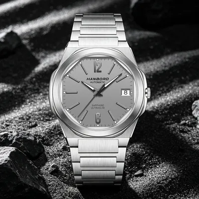 HANBORO Ultra-Thin Steel King Series Men's Automatic Watch – 018