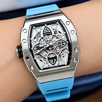 HANBORO 989-1 Automatic Skeleton Mechanical Watch