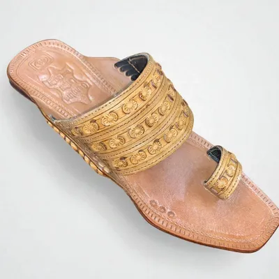 CAMEL Karace Leather Men’s Handcrafted Perforated Mules