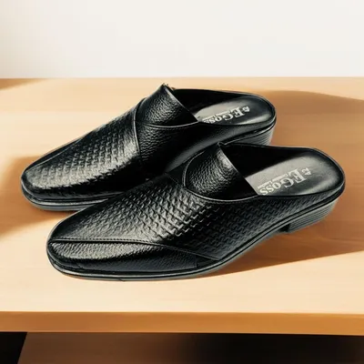 Men’s Genuine Leather Mules – Comfortable & Stylish – Available in footmax