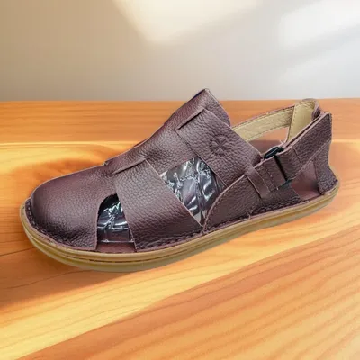 Men’s Brown Leather Fisherman Sandals – Adjustable Straps-Dr. Martens