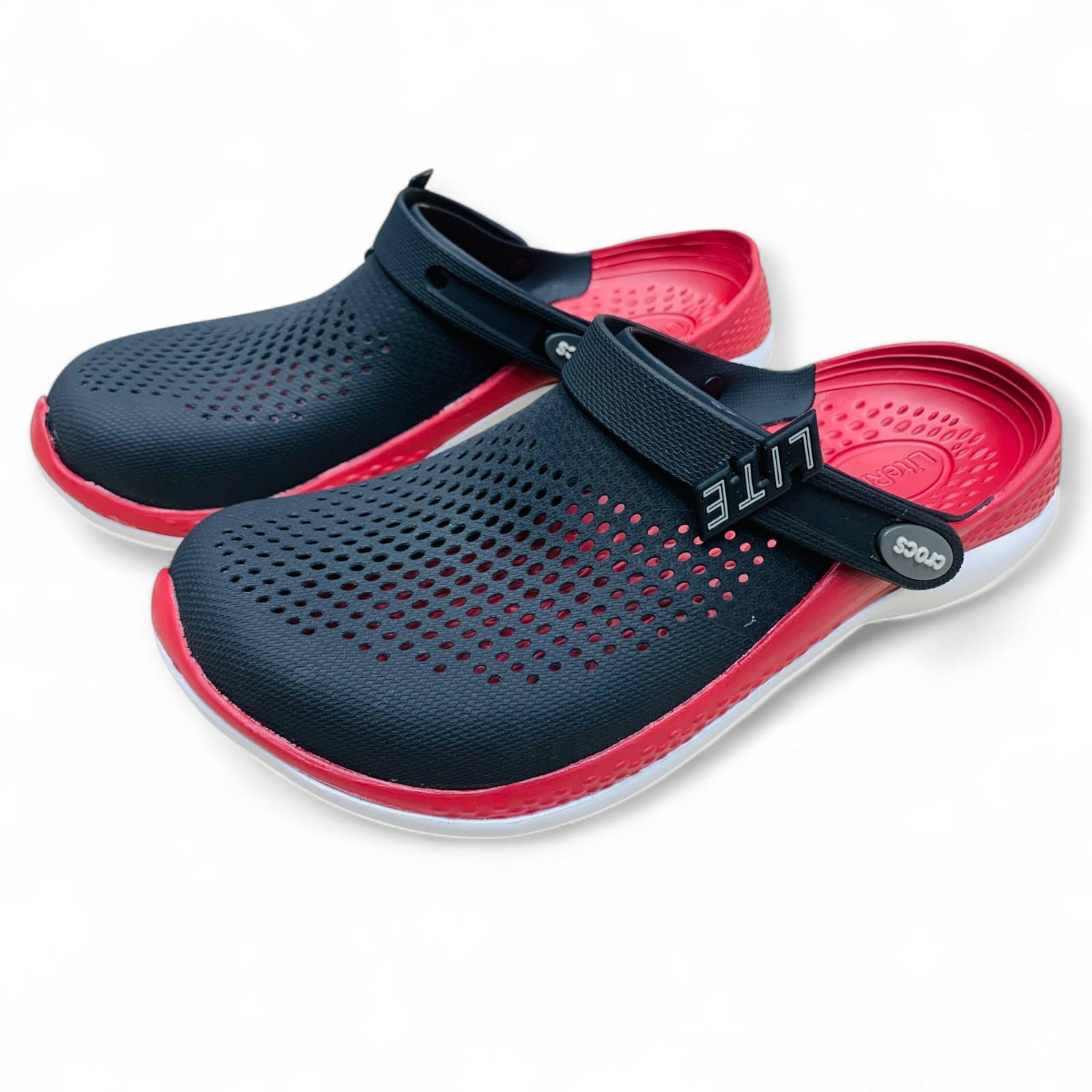 Crocs Slides Slipper – Black & Ash | Comfortable & Lightweight Footwear