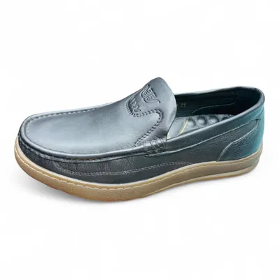 Step into style & comfort with our pure leather men’s loafers in a rich Coffee brown