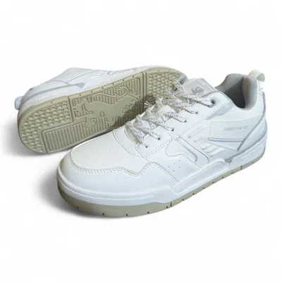 Men’s White S Leather Sneaker  Stylish & Comfortable Casual Shoes