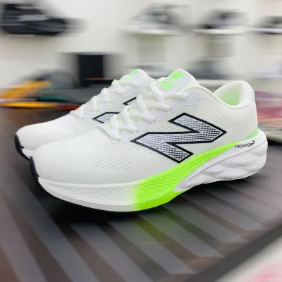 New Balance 880 Running Shoes Fresh Foam Comfort & Athletic Style White,Green & Black