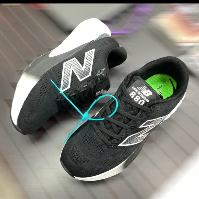 New Balance 880 Running Shoes Fresh Foam Comfort & Athletic Style White,Green & Black