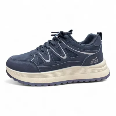 GUOCHAO Dark Blue Sneaker—Rugged Comfort and Urban Performance