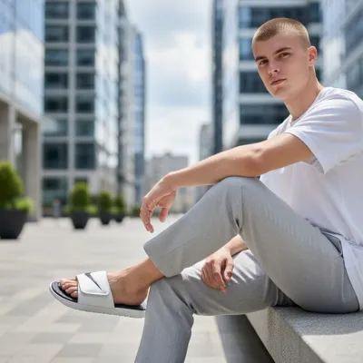 Nike Slide Sandals conic Comfort with Swoosh Style 