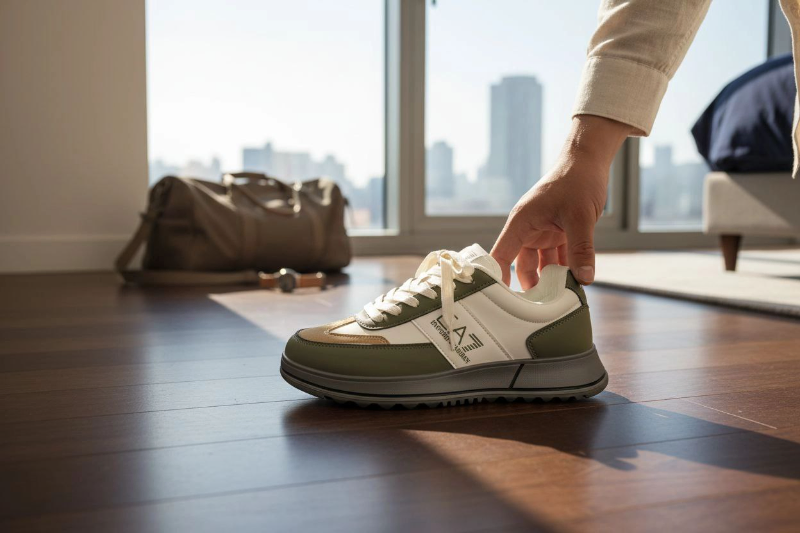 EA7 Green Sneakers — Premium Streetwear with Branded Style 