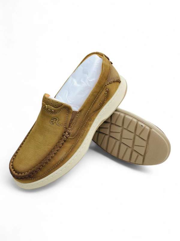 Royal Cobbler Leather Slip-Ons — Made in Vietnam 