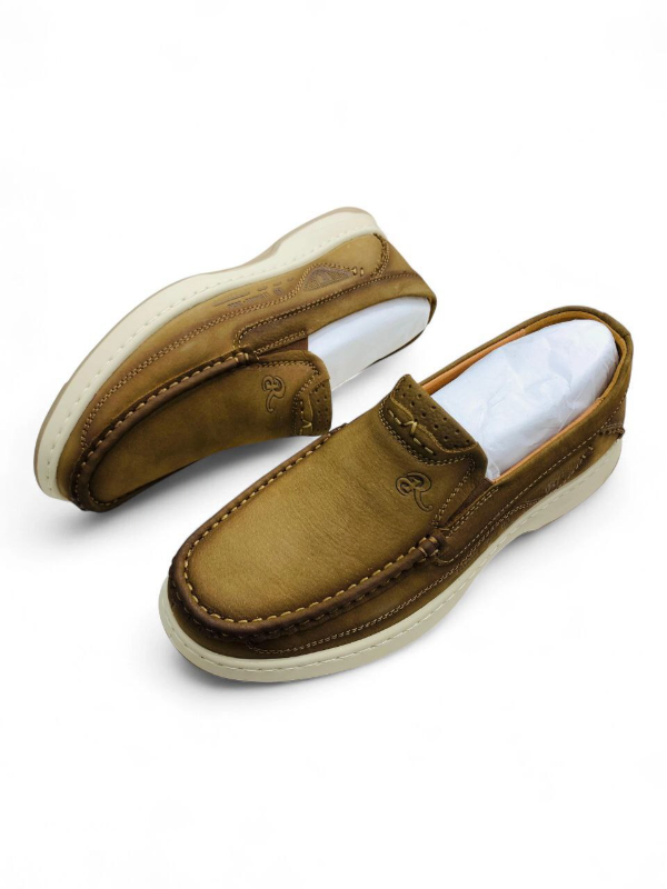 Royal Cobbler Leather Slip-Ons — Made in Vietnam 