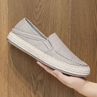 Canvas Men's Shoes Summer Breathable Cloth Shoes Men's Casual 