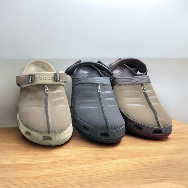 Men's Outdoor Crocs Slides slipper Casual Breathable Non-slip Beach Shoes Sandals