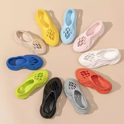Yez 350 hollow hole shoes foam shark sandals
