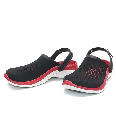 Crocs Summer New  Generation Printed Clogs for Couples Lightweight Non-Slip Beach Shoes Men's