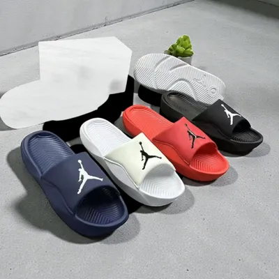 Premium Men’s Jordan Slides Slippers – Comfort & Style Footmax.com.bd