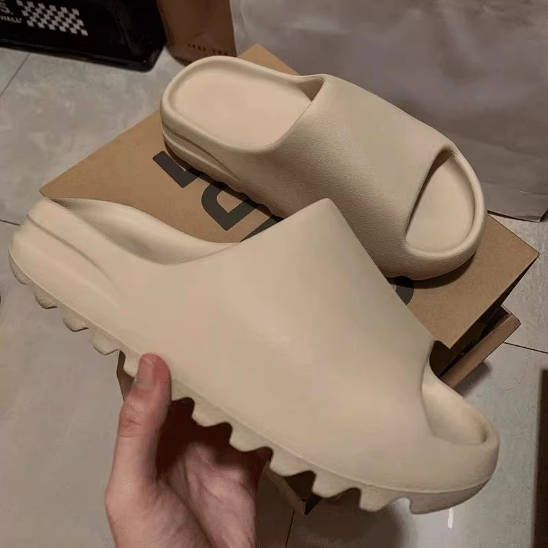 Stepping on excrement feeling trendy slippers Men summer outdoor wear SLIDE thick-soled height-increasing 