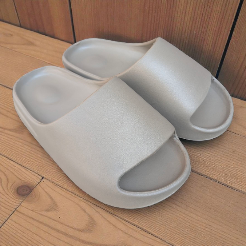 Stepping on excrement feeling trendy slippers Men summer outdoor wear SLIDE thick-soled height-increasing 