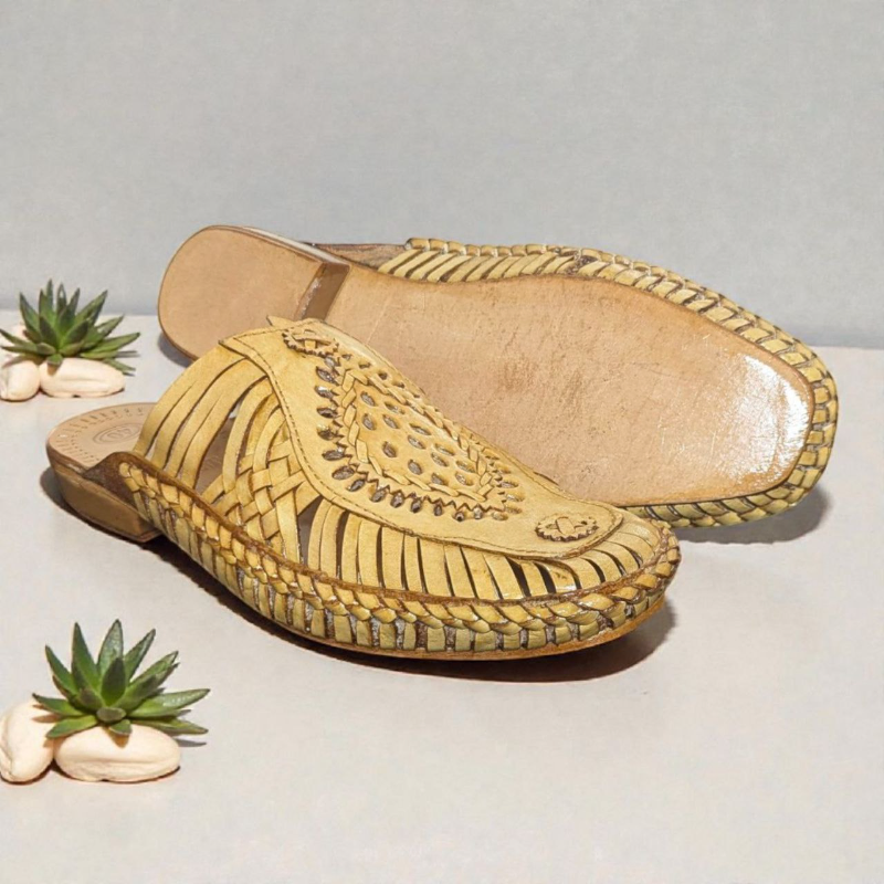 brown Peshawari Chappal Genuine Leather & Handcrafted Sole 