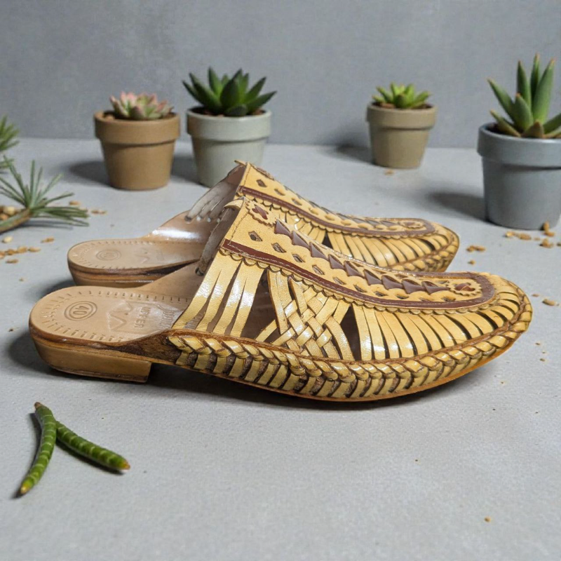 Brown All-Leather Chotti Sandals for Men – Durable and Stylish