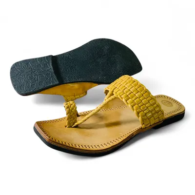 Handcrafted Kolhapuri Chappals – Traditional Comfort
