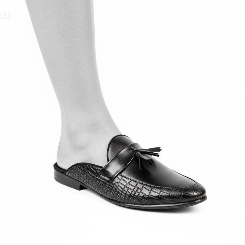 Black Tassel Loafers  Premium Collection 