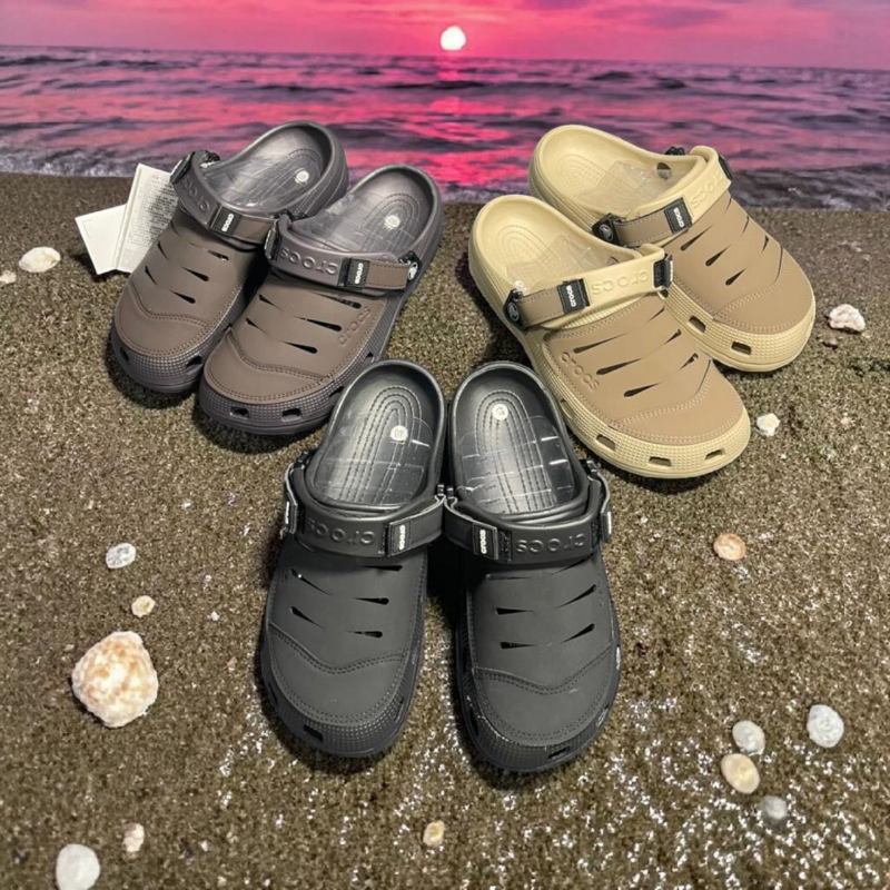  Crocs All-Terrain Hiker Clog with Adjustable Turbo Strap & Lug Sole