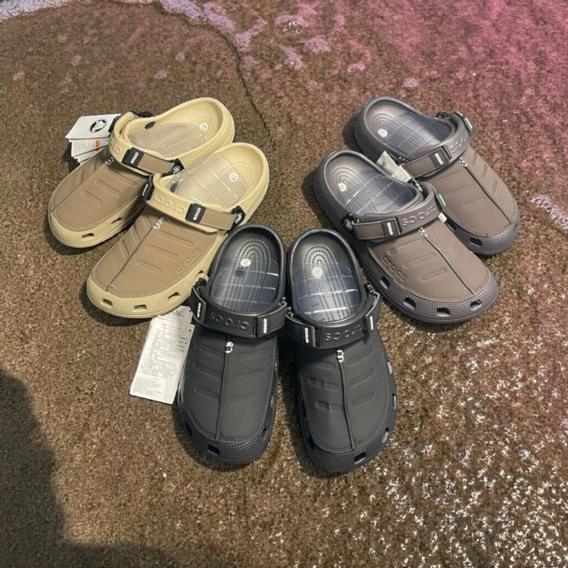  Crocs All-Terrain Hiker Clog with Adjustable Turbo Strap & Lug Sole 