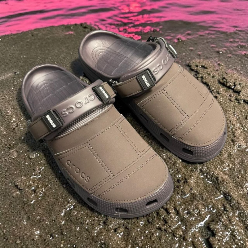  Crocs All-Terrain Hiker Clog with Adjustable Turbo Strap & Lug Sole 