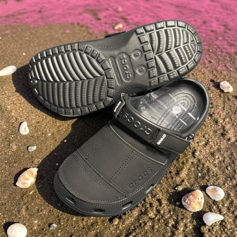  Crocs All-Terrain Hiker Clog with Adjustable Turbo Strap & Lug Sole 