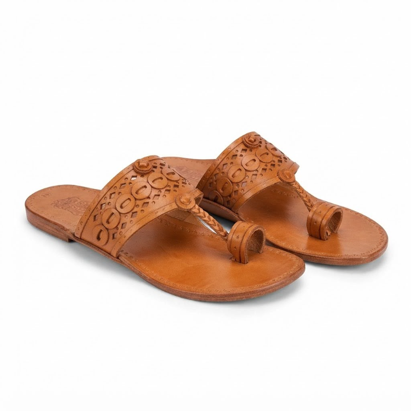 Authentic Handcrafted Kolhapuri Chappals – Traditional Footwear