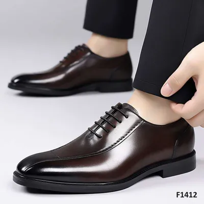Stitched Cap Formal Shoes