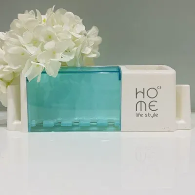 Wall Mounted Plastic Toothbrush Holder and Dispenser