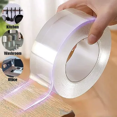 Premium Quality Double Sided Nano Adhesive Tape (3 Meter )
