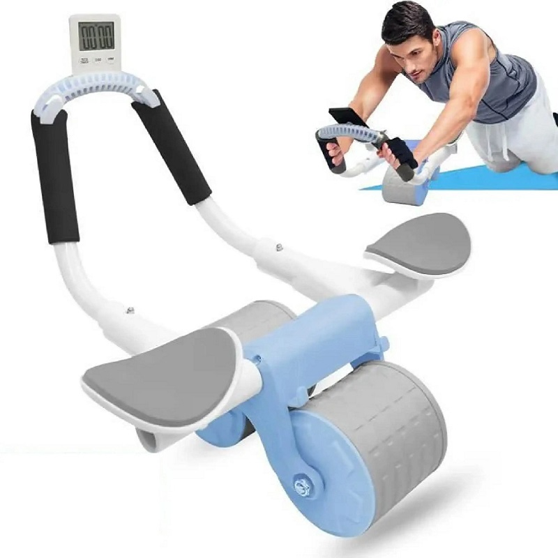 Ab Roller Wheel Exercise with Elbow Support