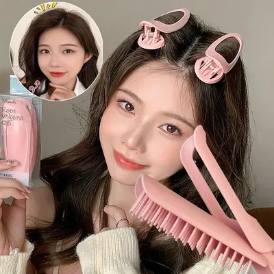 Fluffy Hairpin Curling Bangs Clips (1 pc)