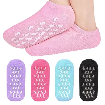 Silicone Moisturizing Gel Socks (1 Pair)