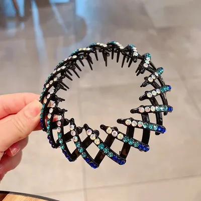 Rhinestone Ponytail Holder Hair Band (1 Pc)