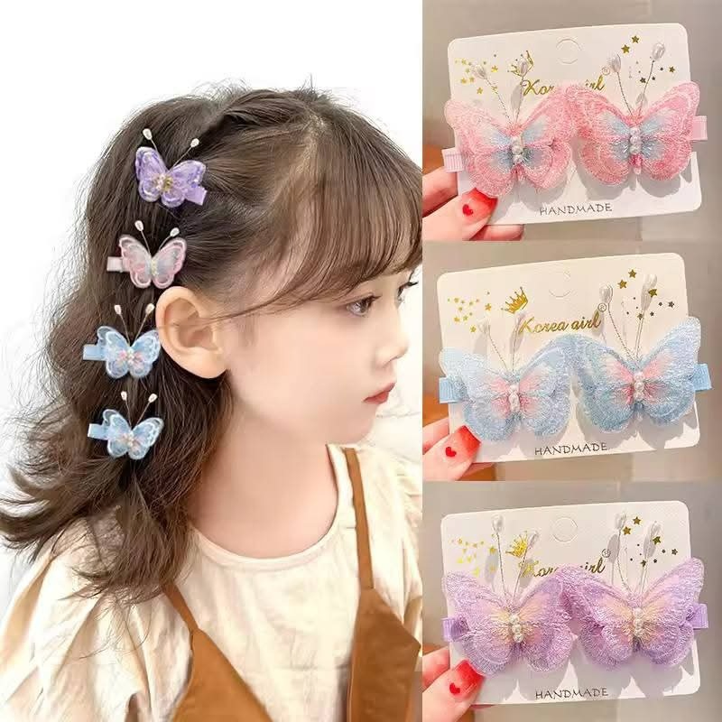 Butterfly Hairpins Clips Set (2 pc)