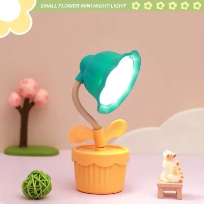 Flower Pot Desk LED Lamp
