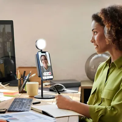 Adjustable Video Call Light Stand (1 Pc)