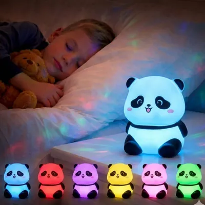 Mini Panda Night Light Multicolor (1 Pc)