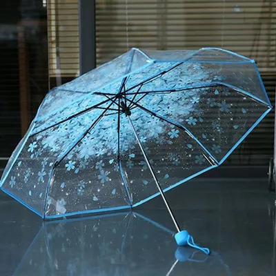 Cherry Blossom Transparent Umbrella