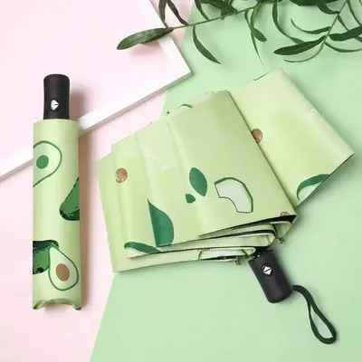 Stylish Fruits Design Folding Umbrella