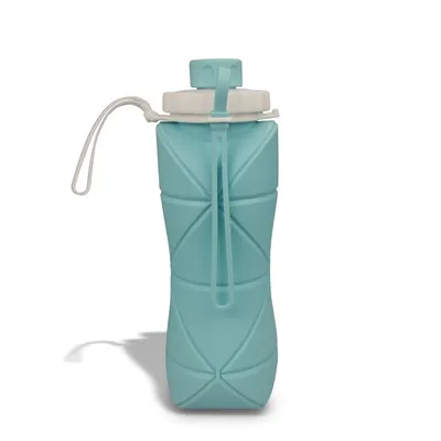 Reusable BPA Free Foldable Silicone Water Bottle (1 Pc)