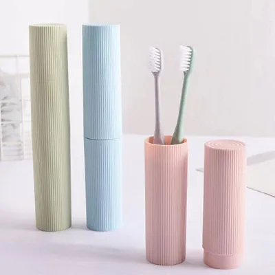 Portable Toothpaste & Toothbrush Holder Case ( 1 Pc)