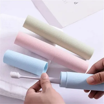 Portable Toothpaste & Toothbrush Holder Case ( 1 Pc)
